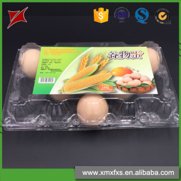 15 pieces capacity wholesale thansparent disposable plastic egg tray