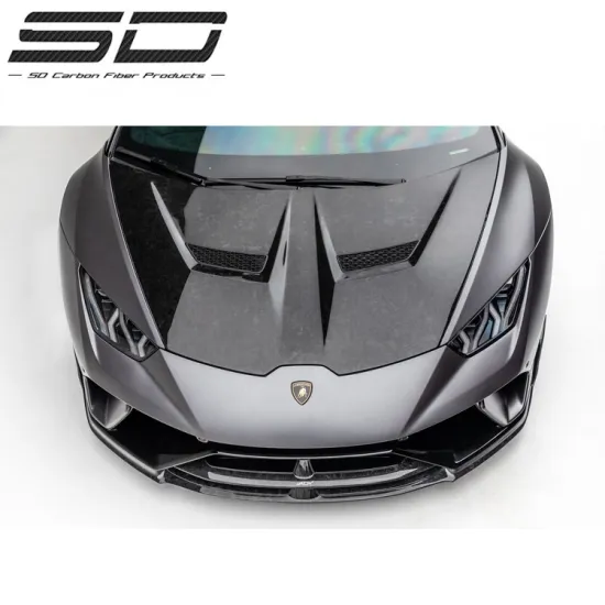 Vorstei Style Forged Carbon Fiber Car Hood Engine Cover for Lamborghini Huracan LP610 LP580