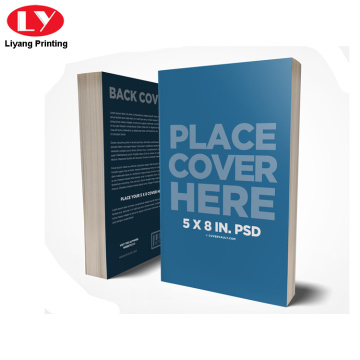 Softcover perfect binding book printing service