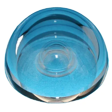 Optical K9/Fused Silica Glass Half Ball Dome Lens for Subsea Camera ROV