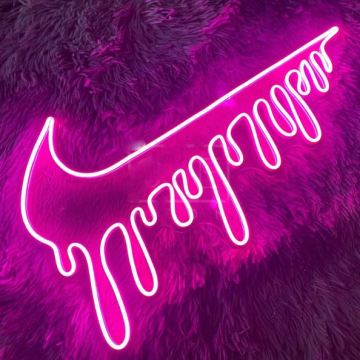 DRIPPING NI.KE Custom Neon Sign for Bedroom Party Bar Decor