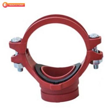 6 Inch Elbow Gi Pipe Fitting, Steel Pipe Clamp, Black Grooved Mechanical Tee