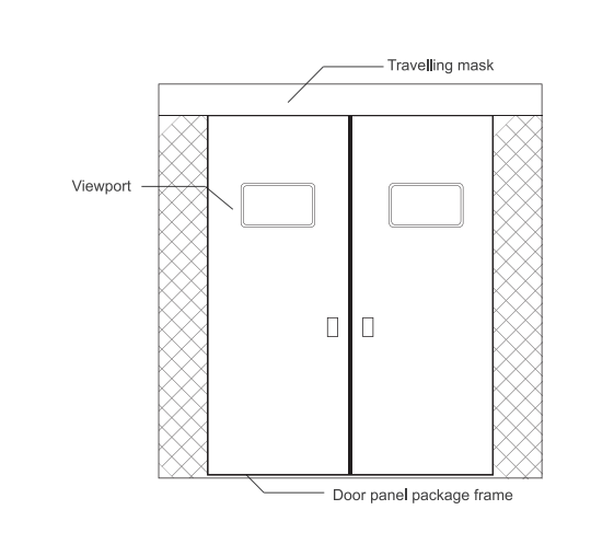Sliding door plan diagram Sliding door plan diagram