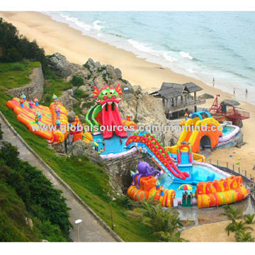 Amusement Park Water Slide/Huge Inflatable Fantasy Lobster Pool, Higher Mobility, CE Mark