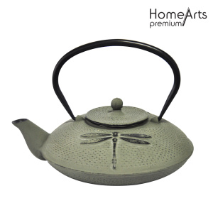 Enamel Coating Antique Cast Iron Teapot