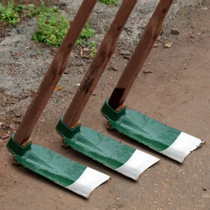 Factory Outlet Digging Hoe High  Hoe Color Handle Weight Material Weeding Hoe