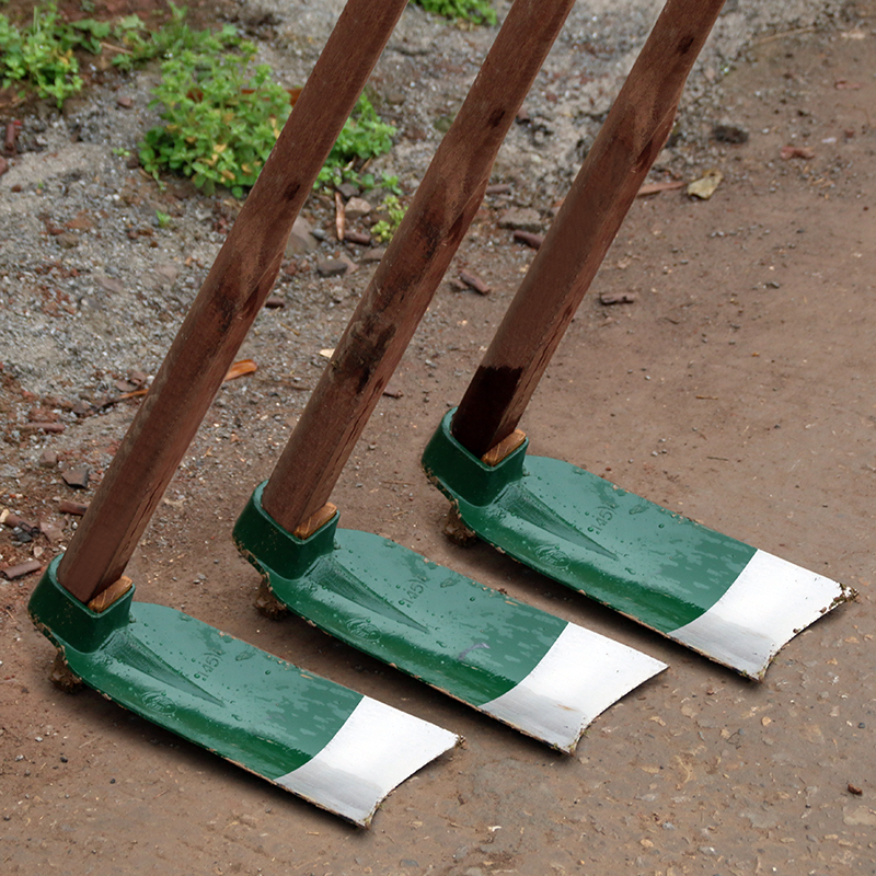 Factory Outlet Digging Hoe High  Hoe Color Handle Weight Material Weeding Hoe
