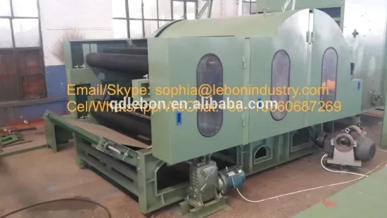 Nonwoven polyester wadding carding machine