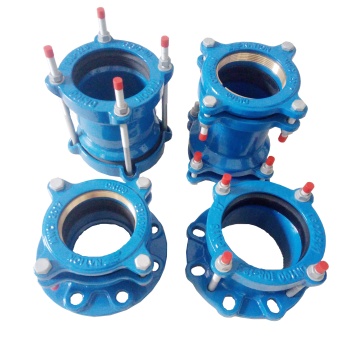 Universal Flange Adapter for PE or PVC Pipe - Grip Restraint Flange Adaptor and Coupling Ductile Cast Iron BV 3 Years