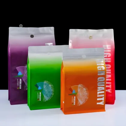 Eight sided sealed bag