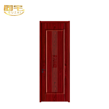 Red Walnut Carved Fluted Interior Timber Door