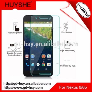 Factory Wholesale Premium 2.5d Round Edge 0.33mm Ultra Thin Tempered Glass Screen Protector For nexus 6p Cell Phone