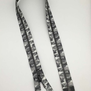 Fation tartan and camo invisible zipper for clothing