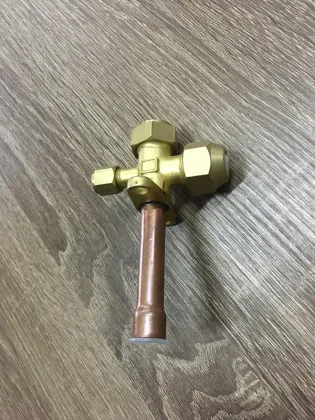 Copper and brass split valve