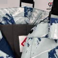 Baberos de esquí de invierno para niños con divertido estampado gráfico