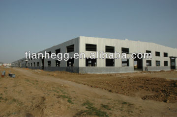 Low cost prefabricated industrial steel structure building shed
