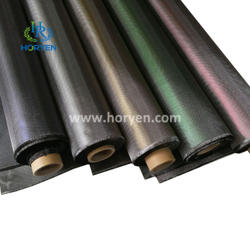 China 3K Colorful Reflection Metallic Glitter Carbon Fiber Fabric Supplier