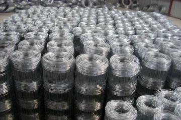 Hot dipped galvanized field hinge joint farm fence