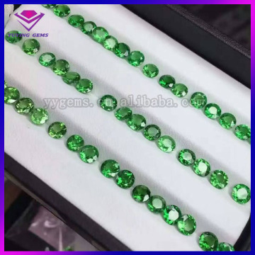 Best Quality Tsavorite Natural Gemstone Round Brilliantt Cut Stone Wholesale Price