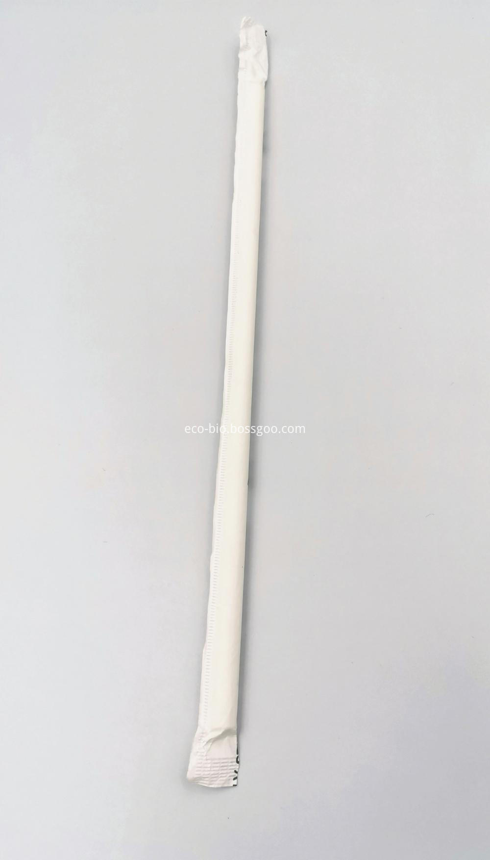 Compostable Natural Eco Plastic Straws 