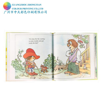 softcover perfect bound free paper children colorful book