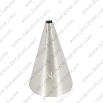 Stainless steel 304 Cake Decorating Round piping nozzle #4
