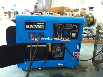 Silent Type Diesel Welding Generator Set Dw180se 4.5kw 160a