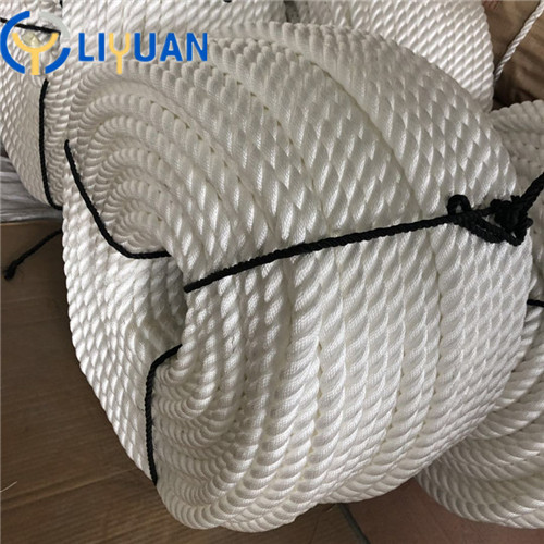 Braied mooring nylon rope