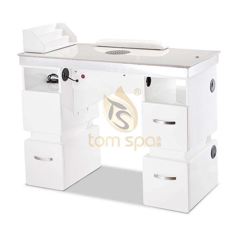 Manicure Nail Table with Granite-Top