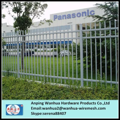 Best Offer Black Steel Security Perimeter Fence
