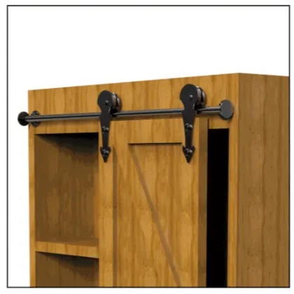 Mini Arrow Furniture Barn Door Hardware Kit