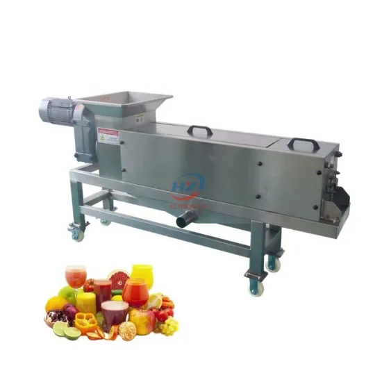 Tea and Beer Residue Dewatering Screw Press Machine