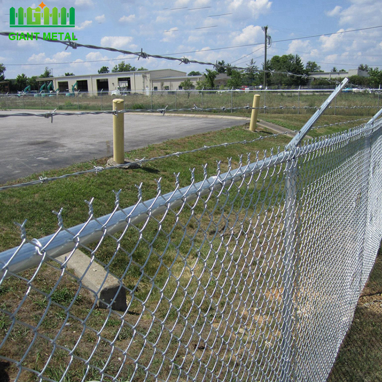 High Security PVC Coated Galvanized Chain Link Fence