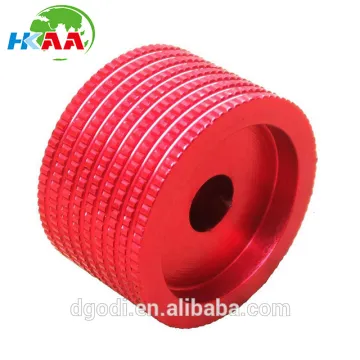 custom design red anodized knob volume control potentiometer knob for audio
