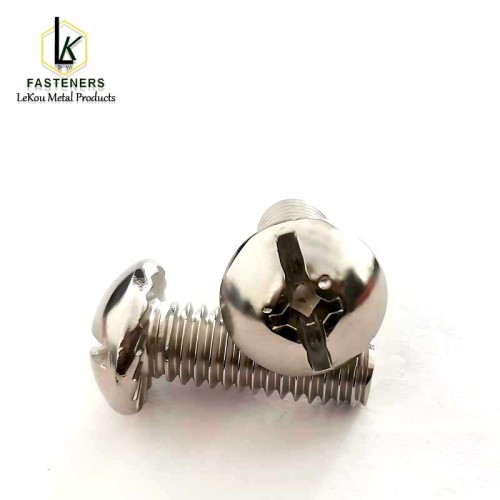 Камбінаваныя шрубы з квадратнай/шліцаванай/крыжападобнай галоўкай