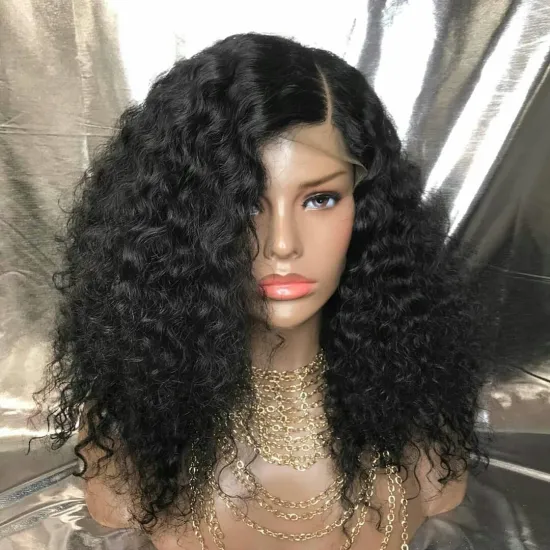 Wholesale Vendor Curly Lace Front wig 100 Unprocessed Virgin Brazilian Straight Human Hair 13x4 Lace Frontal Wig
