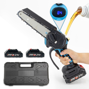 Mini Brushless 6 Inch Single-Handed Cordless Electric Chain Saw