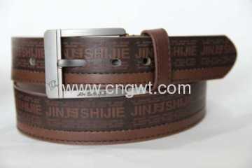 Mens Leisure Pin Buckle Pu Waist Belts 