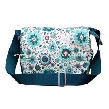 Canvas Shoulder Bag with Colorful Printing, Made of Canvas Fabric, OEM Orders Welcomed