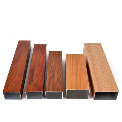 Factory Wholesale Anodized Aluminum Profiles: Custom Wood Grain Aluminum Tubes