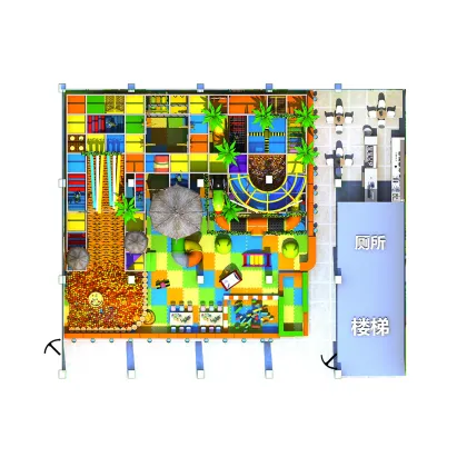 Modular Soft Mini Treehouse Kids Zone Indoor Playground Equipment