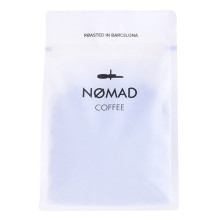 100% Compostable Sport UV White Kraft Coffee Bag