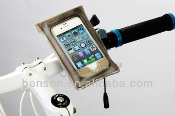 New 360-degreen rotation bike bracket bicycle phone holder waterproof case for iphone4, iphone4S