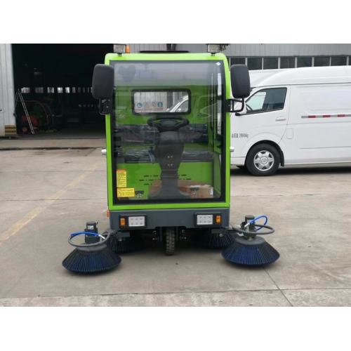 New energy Industrial driving sweeper fully enclosed sweeper