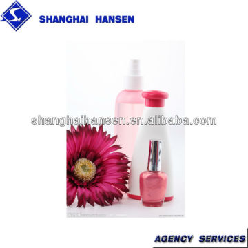 Import agent of cosmetic sample