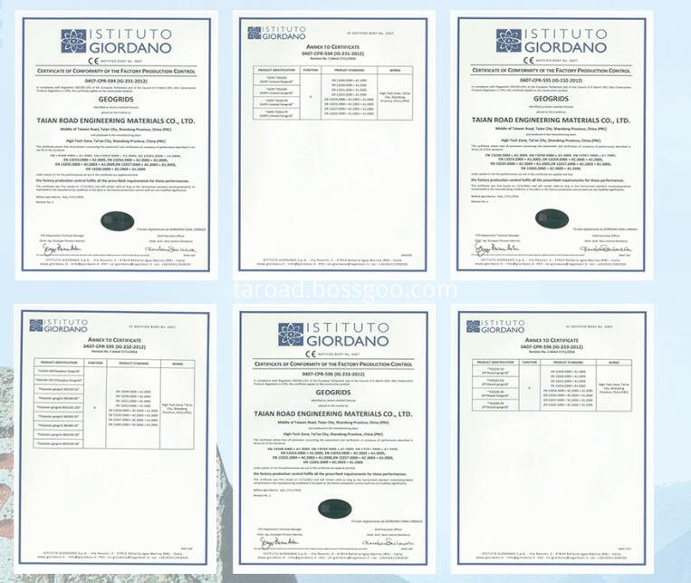  Plastic flat Geonet certificates