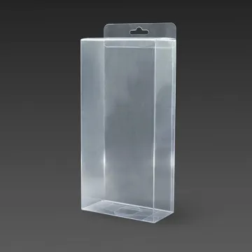 Auto-bottom transparent plastic gift clear vinyl box