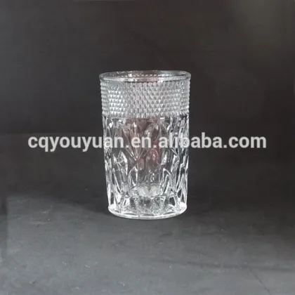 Long drink glass clear cocktail collins glass