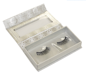 Book shaped eyelashes Makeup packaging Paper PVC window