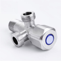 ห้องน้ำ สุขภัณฑ์ Three Control Quick Open Brass Double 3 Way Angle Valve